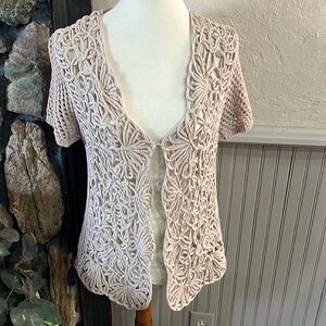 Lisa international Open-weave Top